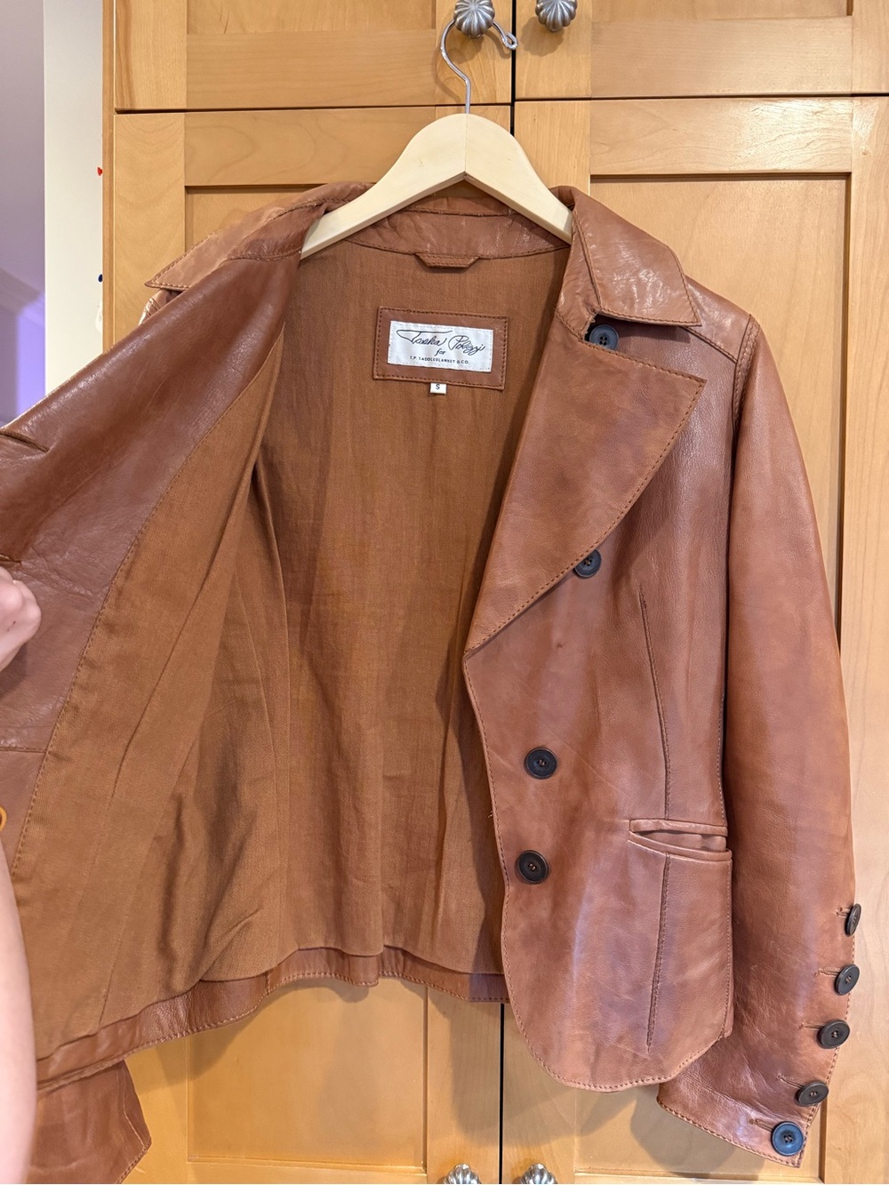 Tasha Polizzi Women’s Brown Leather Jacket